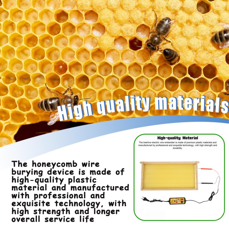Beehive Frame Wax - أداة إدخال الشمع الكهربائية لخلايا النحل