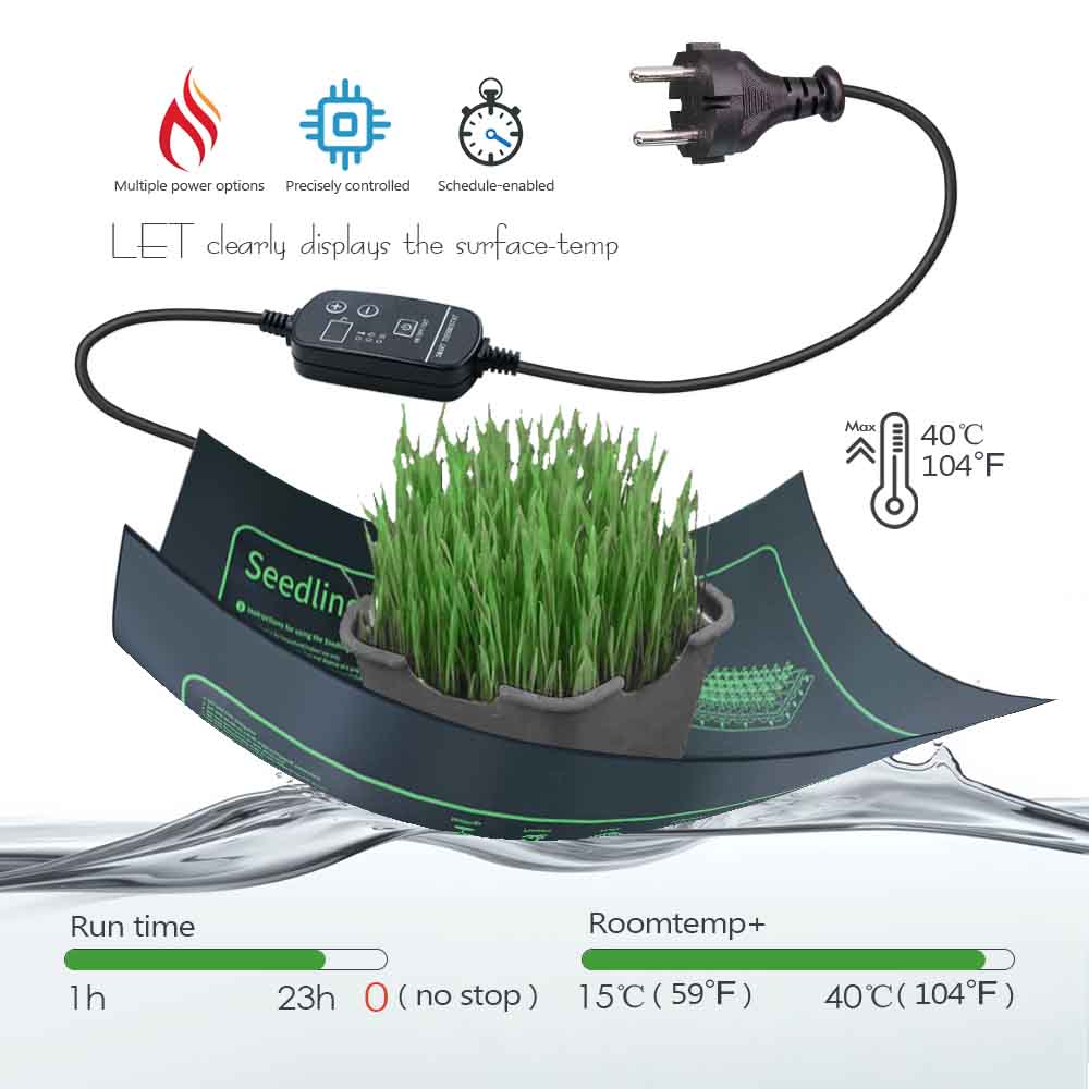 حصيرة حرارية زواحف مقاومة للما - مراجعة Seedling Heat Mat وسعره