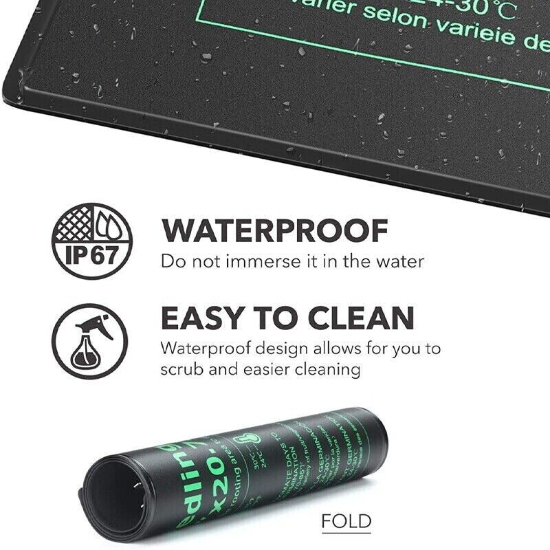 LERWAY 21W حصيرة تسخين الشتلات - مراجعة Seedling Heat Mat وسعره