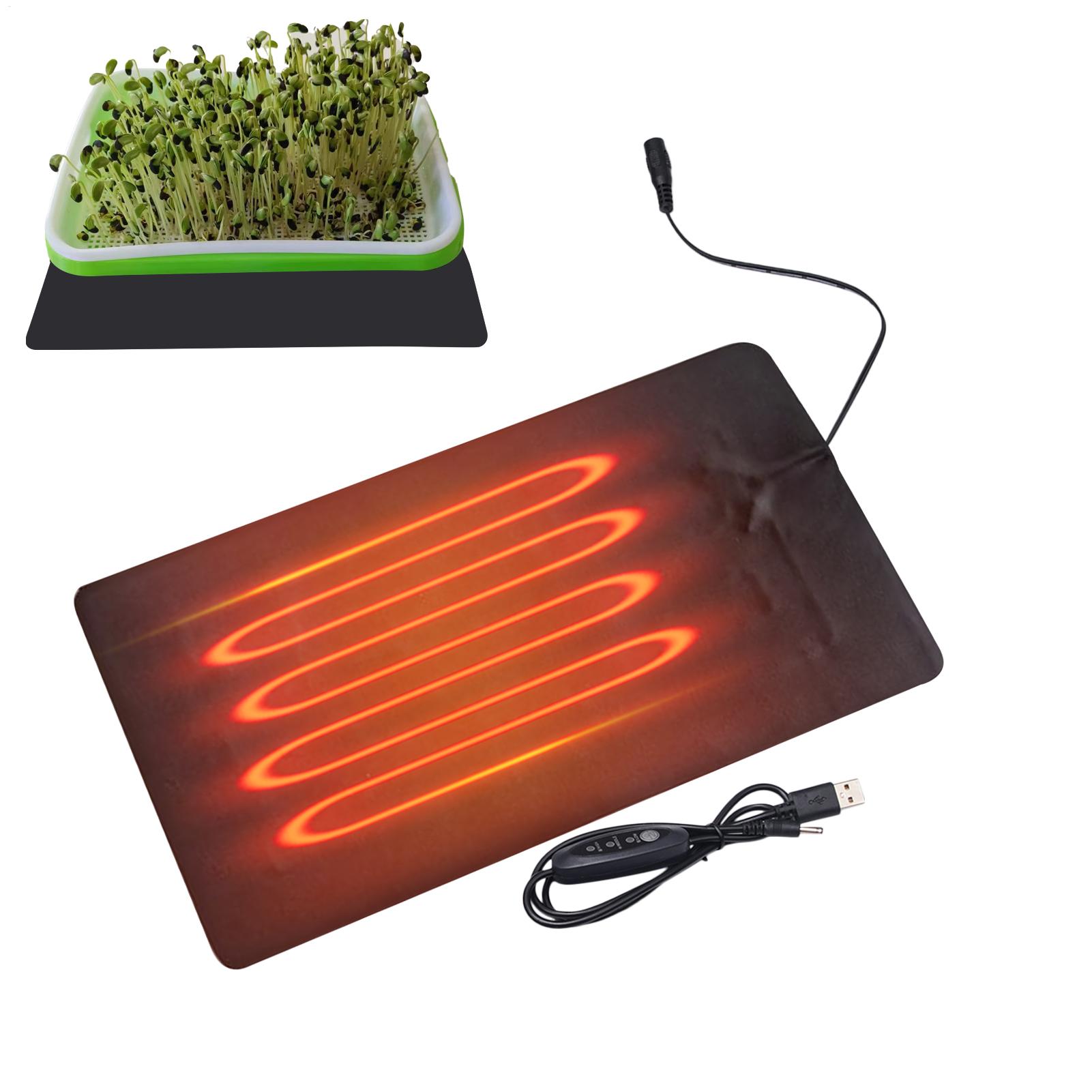 8.5 واط USB الشتلات الحرارة ال - مراجعة Seedling Heat Mat وسعره