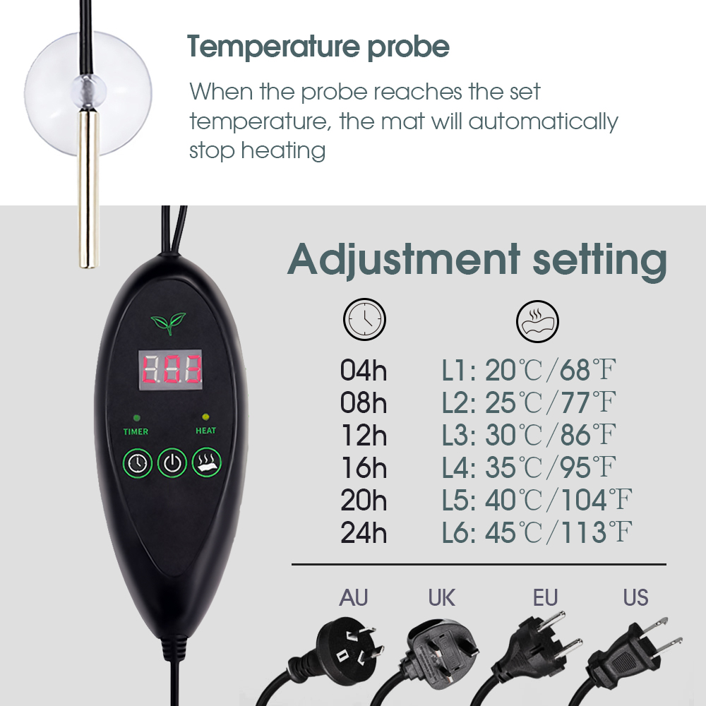 الشتلات الدافئة صندوق التدفئة  - مراجعة Seedling Heat Mat وسعره
